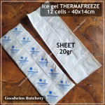 Ice gel THERMAFREEZE pengganti es batu THERMA FREEZE rectangle frozen (price/cell)